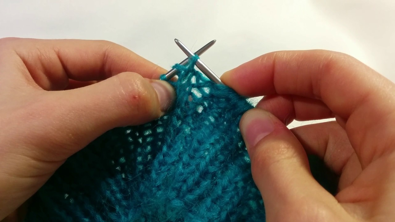 Diamond Knit Hat Tutorial - How to increase from the previous round