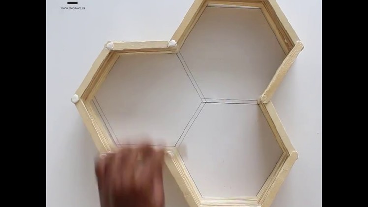 DIY CRAFTS: Honeycomb Shelf
