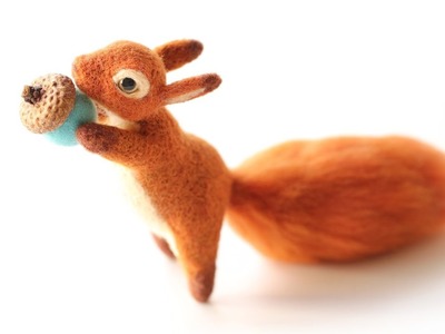 DIY gifts -  How to make a  little squirrel, amazing!
