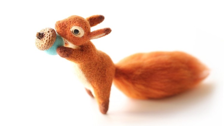 DIY gifts -  How to make a  little squirrel, amazing!