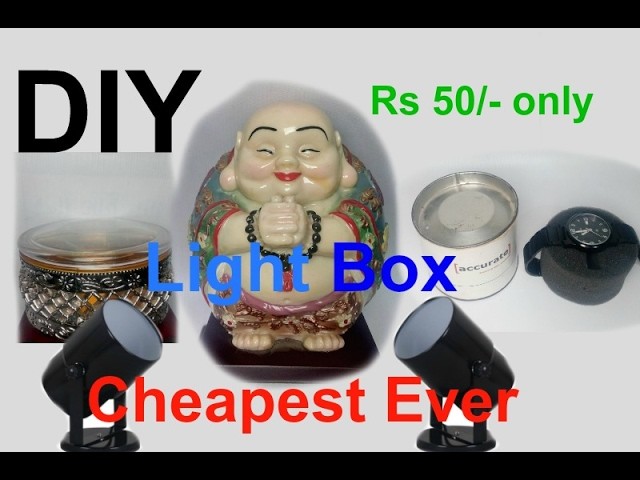DIY : Homemade softlight box, cheap and effective