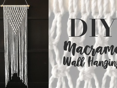 DIY MACRAME WALL HANGING | EASY WALL DECOR