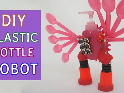 DIY Robot Toy for kids #5  | Plastic bottle art