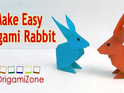 Easiest Way to Make an Origami Rabbit | How to Make a Paper Rabbit | Origami Rabbit Instructions