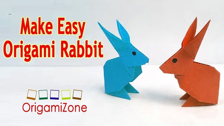Easiest Way to Make an Origami Rabbit | How to Make a Paper Rabbit | Origami Rabbit Instructions