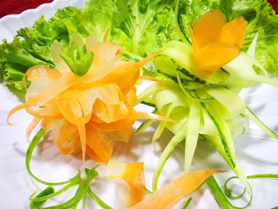 How to Mack carrot   flower - vegetable  Design Ornament