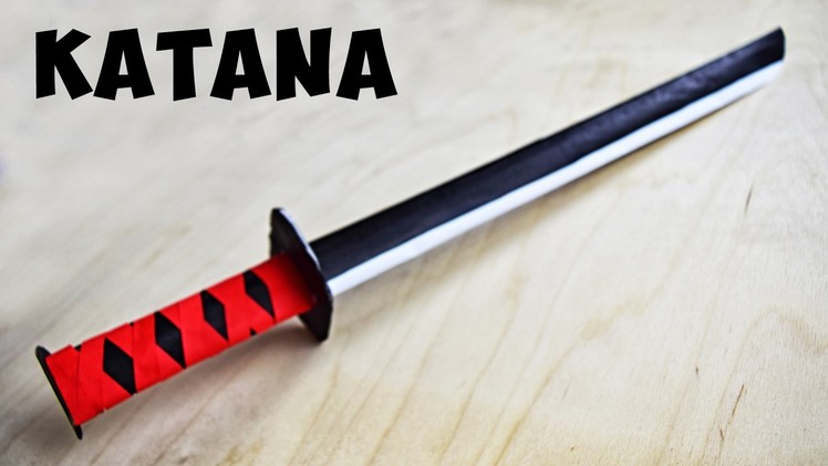 How to Make a Paper Katana - Japanese Katana Sword