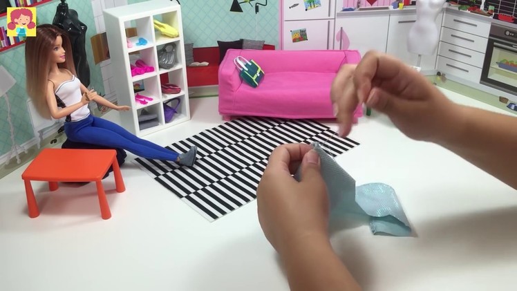 How to Make Ballerina Skirt for Barbie Doll - DIY - Barbie Clothes - Making Kids Toys