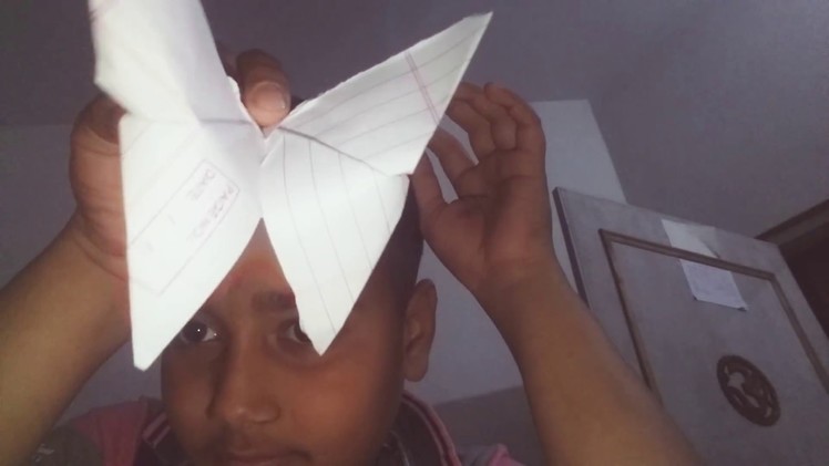 How to make oragami butterfly