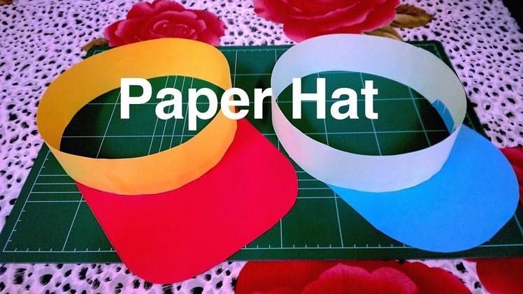 How to make paper hat. DIY