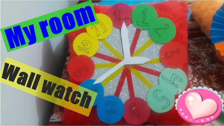 How to make wall clock for kids room