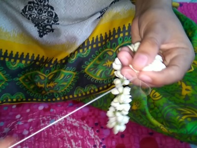 How to string Jasmine Flower garland.mogra  phool in urdu