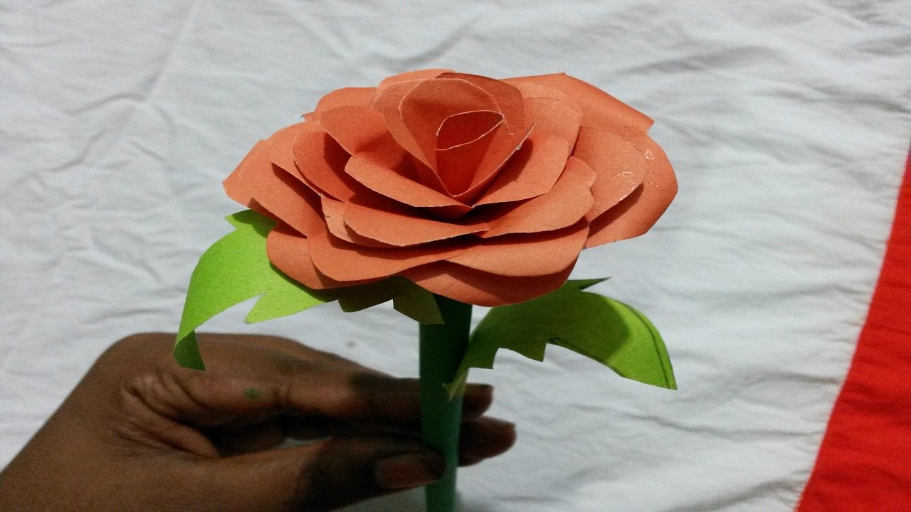 Origami Rose Ll How To Make Paper Rose Very Simple And Easy Ll How To Make Diy Paper Rose Flower 7623