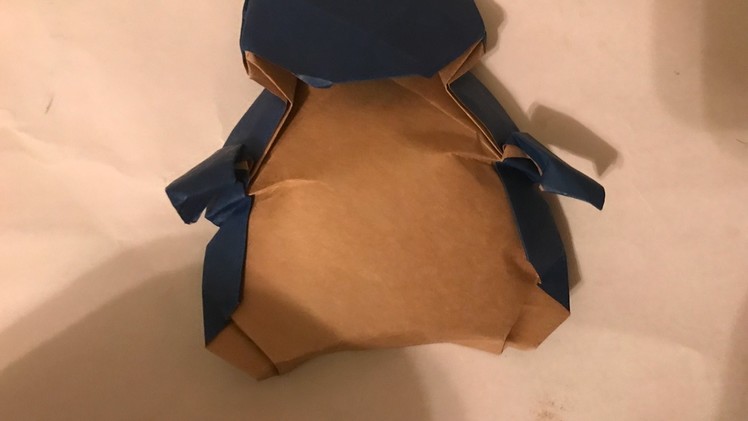 ORIGAMI SNORLAX DESIGNED BY ME FOLDED BY ME