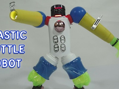 Plastic Bottle Robot Toy for kids #2  | DIY project