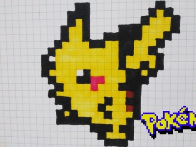 [픽셀아트]포켓몬 도감NO.25_피카츄 #pixel art #pokedex #Pikachu #ピカチュウ