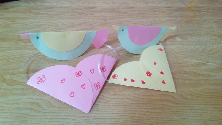 DIY Crafts for Kids - Paper Crafts with Circles - Making Birds & Bags + Tutorial !