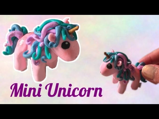 DIY Miniature Unicorn with polymer clay - tutorial