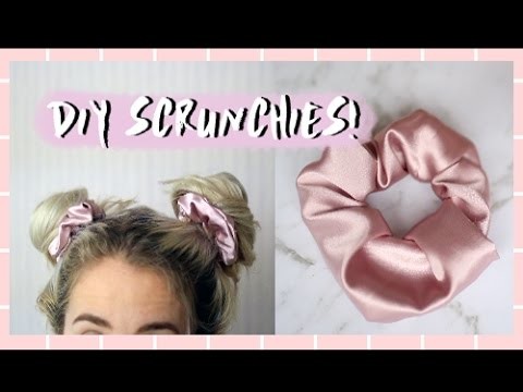 DIY Scrunchies! (With or without sewing!)