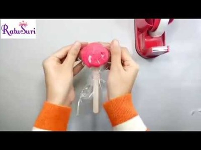 DIY Towel Lollipop Souvenir