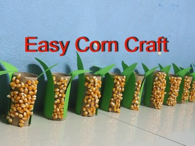 Easy Corn Craft for Kindergarten Kids