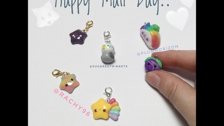 Happy Mail from Creative Rachy !!! Package opening Polymer clay charms