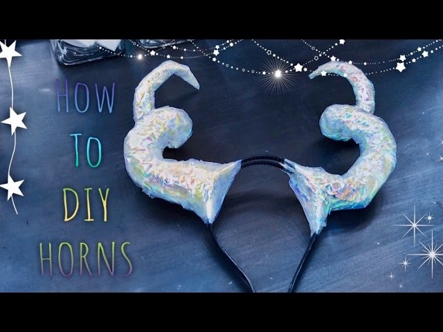 How To DIY Cosplay Horns Tutorial for Beginners