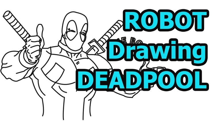How to draw Deadpool quick & easy (Drawing & Cartoon for kids)