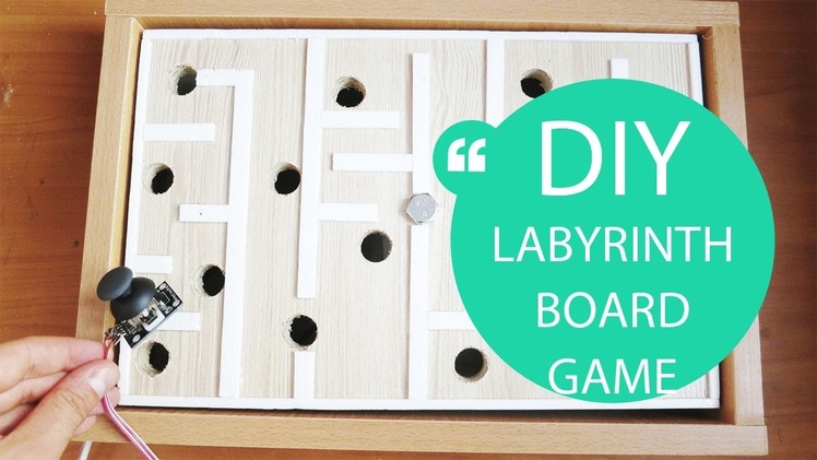 HOW TO MAKE A LABYRINTH BOARD GAME.HomeCraft