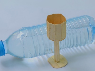 How to Make a Popsicle Stick Drinking Glass | Wooden DIY Drinking Glass