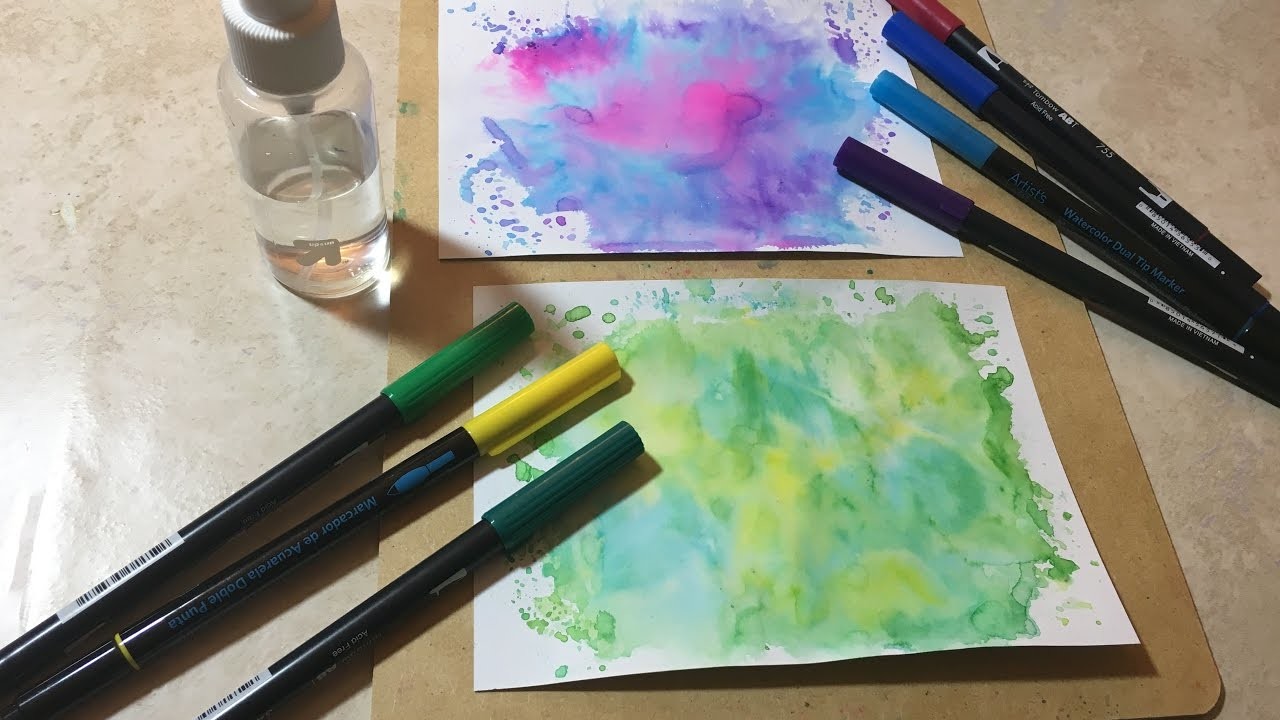 How To Make Easy Watercolor Backgrounds