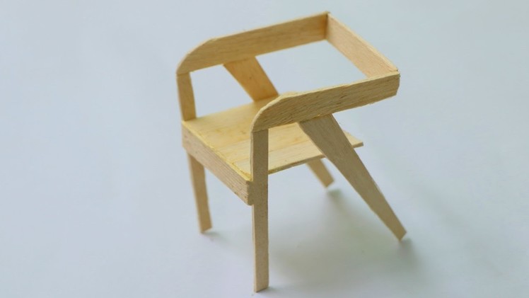 How to Make Wooden Chinese Chair Using Popsicle Stick - DIY Easy Ideas