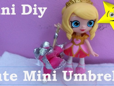 Mini DIY Cute Minature Umbrella. How To make a mini Umbrella