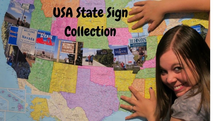 My State Sign Collection | DIY Map Collage