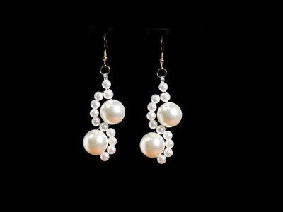 Pearl Earrings Tutorial Quick And Easy