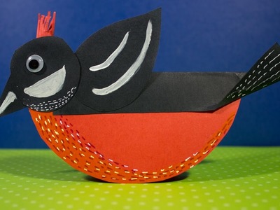 Rocking Birds Paper Craft perfect for Spring