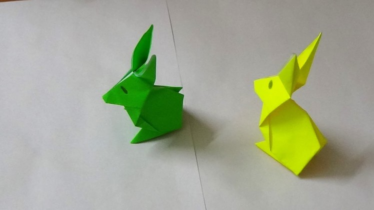 Simple Origami Art -  How to make an Origami Rabbit