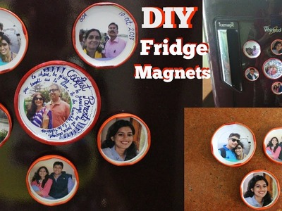 2 Mins. DIY FRIDGE MAGNET | Small Photo Frames | Easy Home Decor