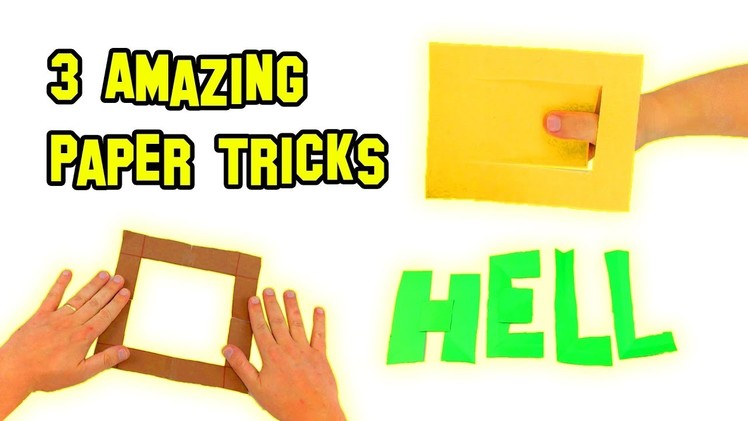 AMAZING PAPER TRICKS - Easy Origami Magic Tutorials