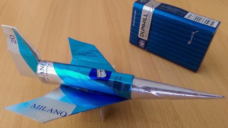 Awesome Trick with cigarette box How to make jet plane DIY Ideas hacks