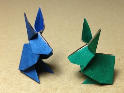 Cách gấp, xếp con Thỏ bằng giấy origami || How to make a origami rabbit Easy