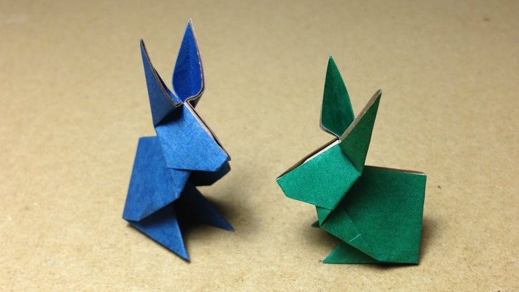 Cách gấp, xếp con Thỏ bằng giấy origami || How to make a origami rabbit Easy