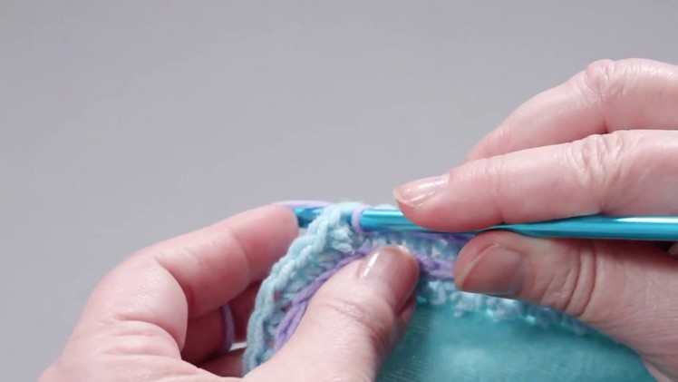 Crochet Tutorial: How to Half Double Crochet into the Back Bump