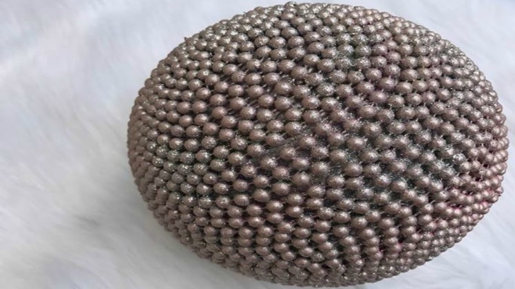 Decorative Bling Beaded Ball DIY- Part 1