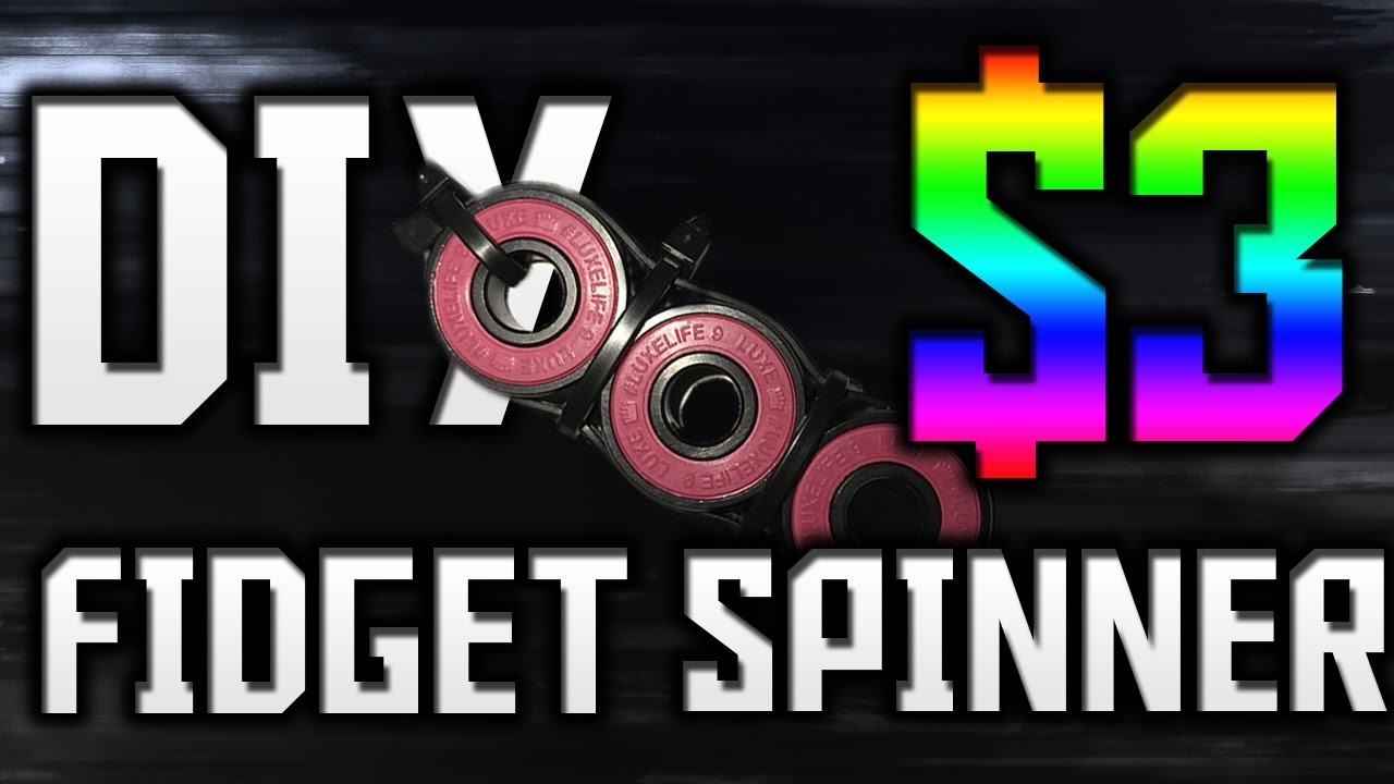 DIY: $3 Fidget Spinner tutorial!, My Crafts and DIY Projects