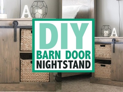 DIY Barn Door Nightstand | Shanty2Chic