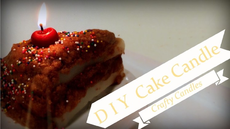 DIY | Cake Candle | Crafty Candles Canada