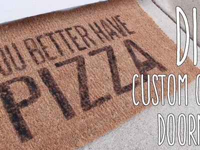 DIY | Custom Coir Pizza Doormat