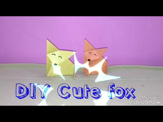 DIY Cute fox