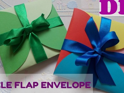DIY gift idea: Super easy DIY circle envelope | Circle Envelope Card-Tutorial | Maison Zizou